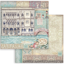 Stamperia 8X8 Venice City of ART Paper pack