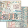 Stamperia 8X8 Venice City of ART Paper pack