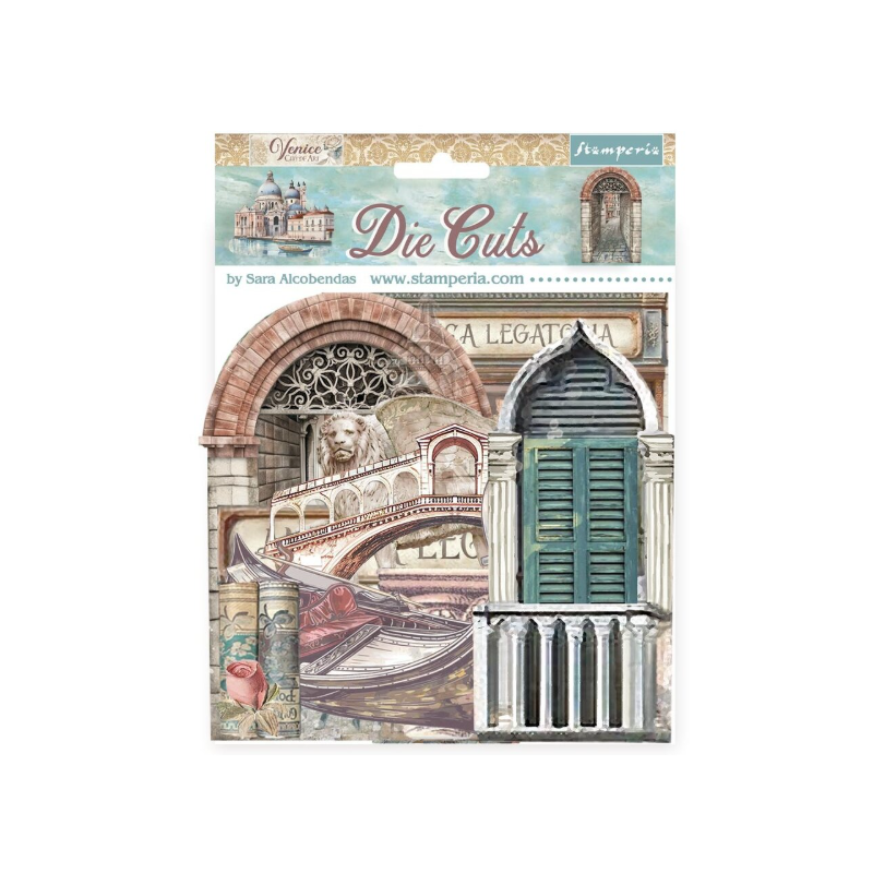 Stamperia Venice City of Art Die Cuts (38pcs) (DFLDC117)