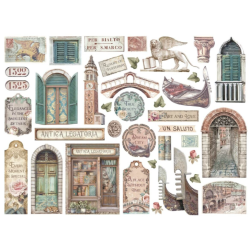 Stamperia Venice City of Art Die Cuts (38pcs) (DFLDC117)