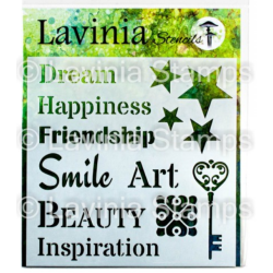 Lavinia Stencil no.36  8x8...