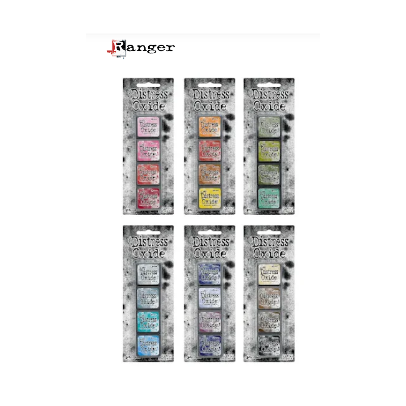 Tim Holtz Tim Holtz Mini Distress mini Oxide Mini Ink Kit Bundle 1-6