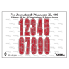 Crealies • Cutting Dies For Journalzz & Plannerzz Numbers XL with Shadow No. 03