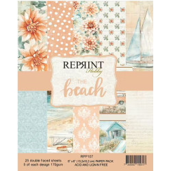 Reprint 6x6 The Beach