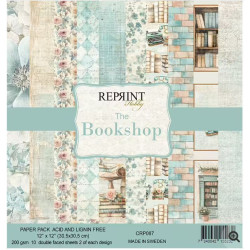 Reprint 12x12 The Bookshop
