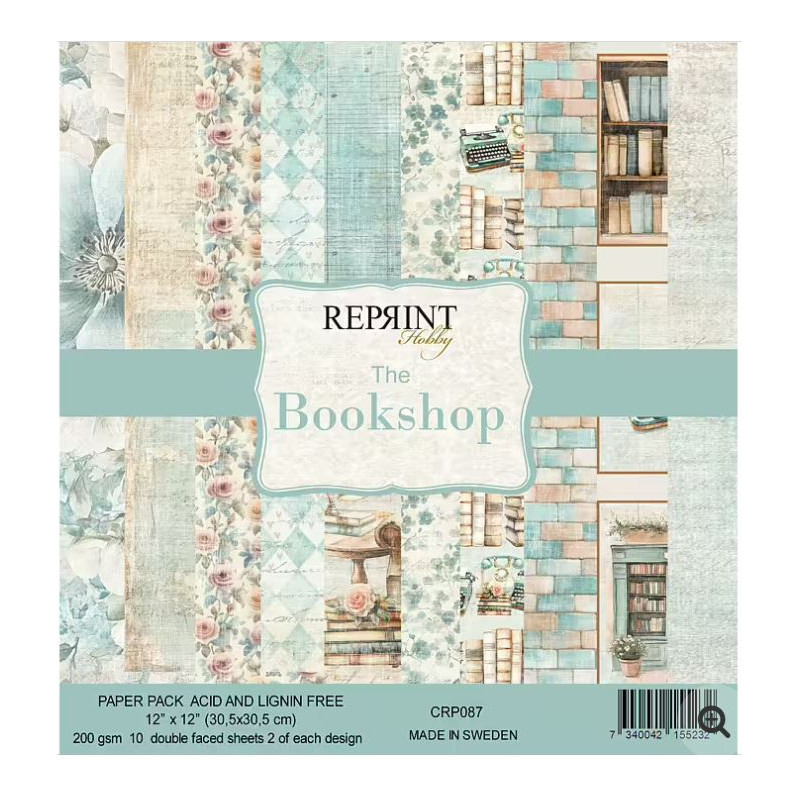 Reprint 12x12 The Bookshop