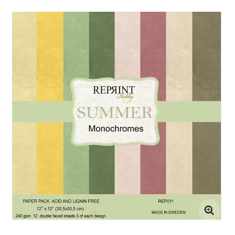 Reprint Monochromes 12x12 Summer