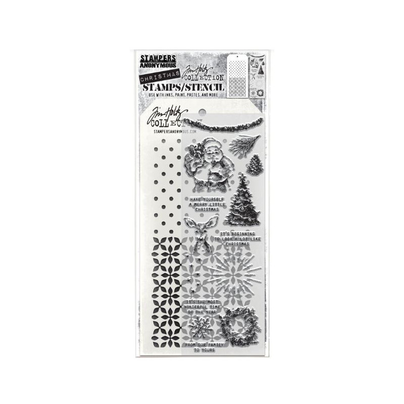 Tim Holtz Stamps/Stencil THMM174