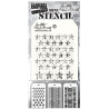 Tim Holtz Stencil  Mini Stencil Set 11 MST011