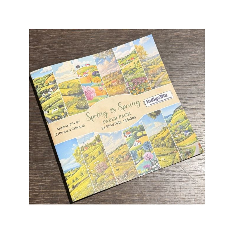 IndigoBlu  Spring is Sprung 8x8 Inch Paper Book (IND1401)