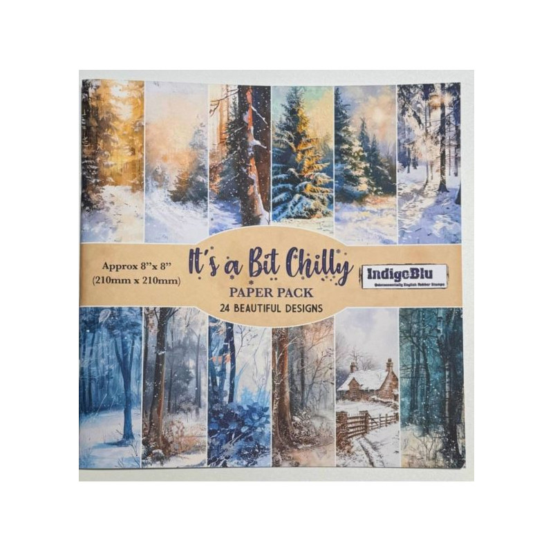 IndigoBlu It's a Bit Chilly 8x8 Inch Paper Book (IND1315