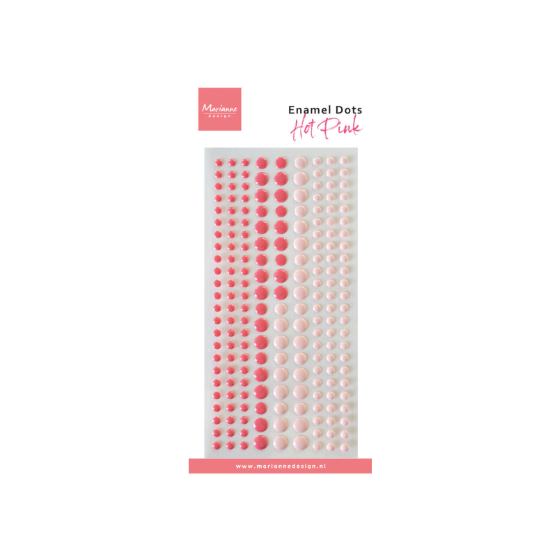Marianne Design Enamel Dots Duotone Hot Pink (PL4539)