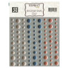 Reprint Adhesive Enamel Dots Cozy Season