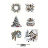 Reprint Papper Klippark - Christmas time - A4