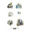 Reprint Papper Klippark - Hip hip horray - A4
