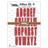 Crealies • Alfies XL Cutting Dies No. 03 Capitals with Shadow