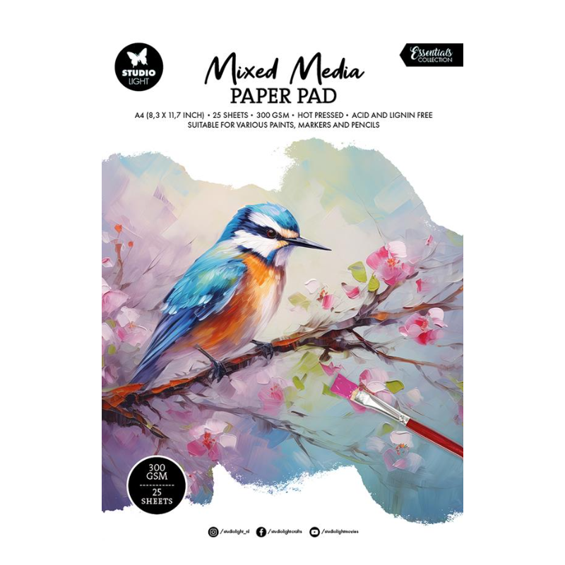 Studio Light Paper Pad 300g "Watercolour" SL-CO-PP281