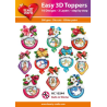 Easy 3D Toppers 10 ASS. HC10244