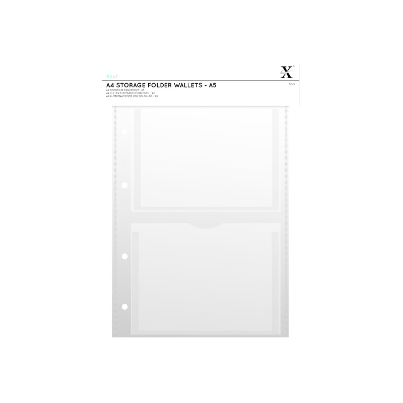 A4 Storage Folder Wallets A5 and 6x6 Inch (XCU 245103)