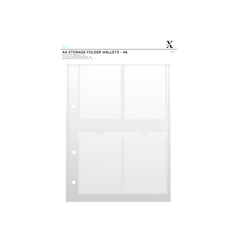 Xcut A4 Storage Folder Wallets A6 (XCU 245104)