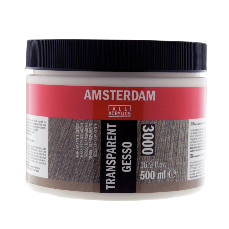Amsterdam • Gesso 3000 Transparent 500ml