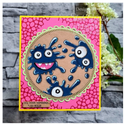 Woodware • Clear Singles Blot Monster Stamp Set FRS1070
