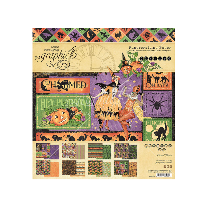 Graphic 45 Charmed 8x8 Inch Paper Pad (4502469)