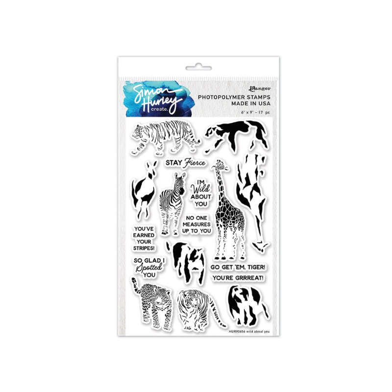 Ranger • Simon Hurley create. Photopolymer Stamps Wild About You