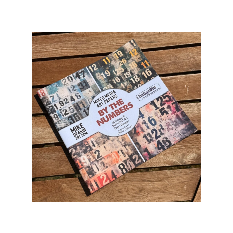 IndigoBlu By the Numbers 8x8 Inch Paper Book (IND1410)