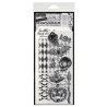 Stampers Anonymous Carved Frights Tim Holtz Stamps/Stencil (THMM196)