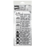 Stampers Anonymous Mixed Media 62 Tim Holtz Stamps/Stencil (THMM162)