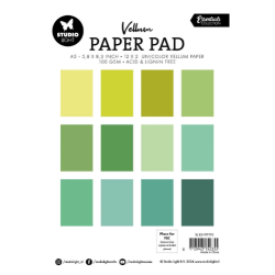 Studio Light • A5 Essentials Vellum Paper Pad Unicolor Paper Green