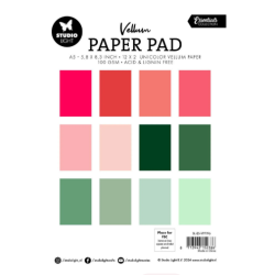 Studio Light • A5 Essentials Vellum Paper Pad Unicolor Christmas