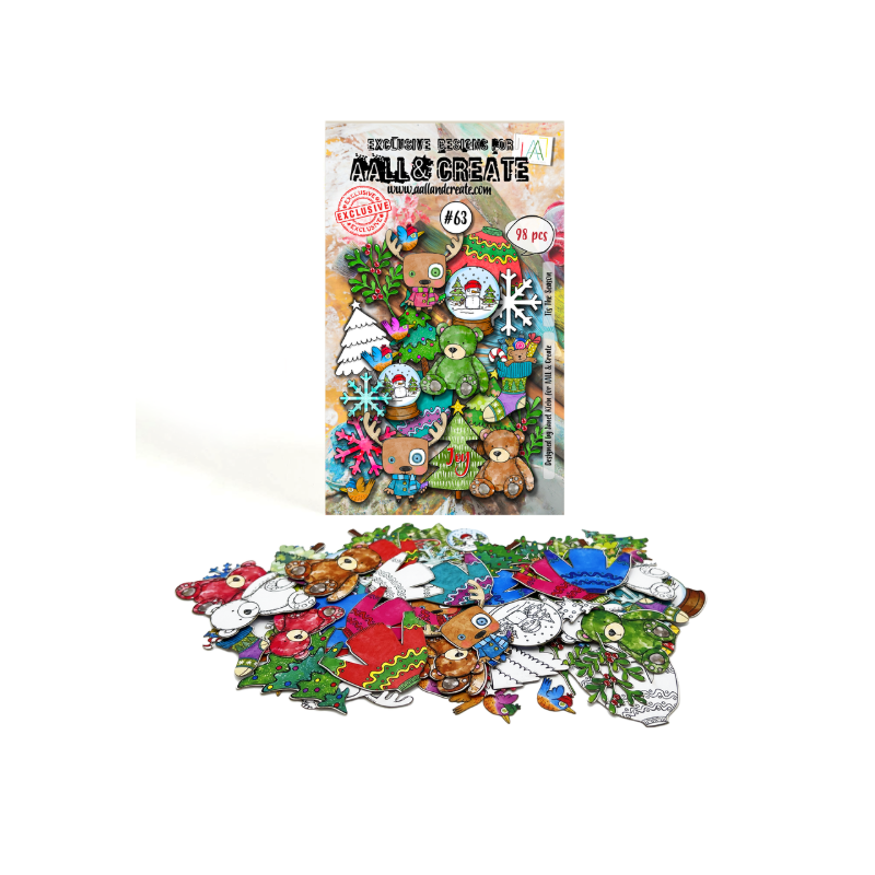 Aall and Create Ephemera Die-Cuts A6 Tis The Season (AALL-EP-063)