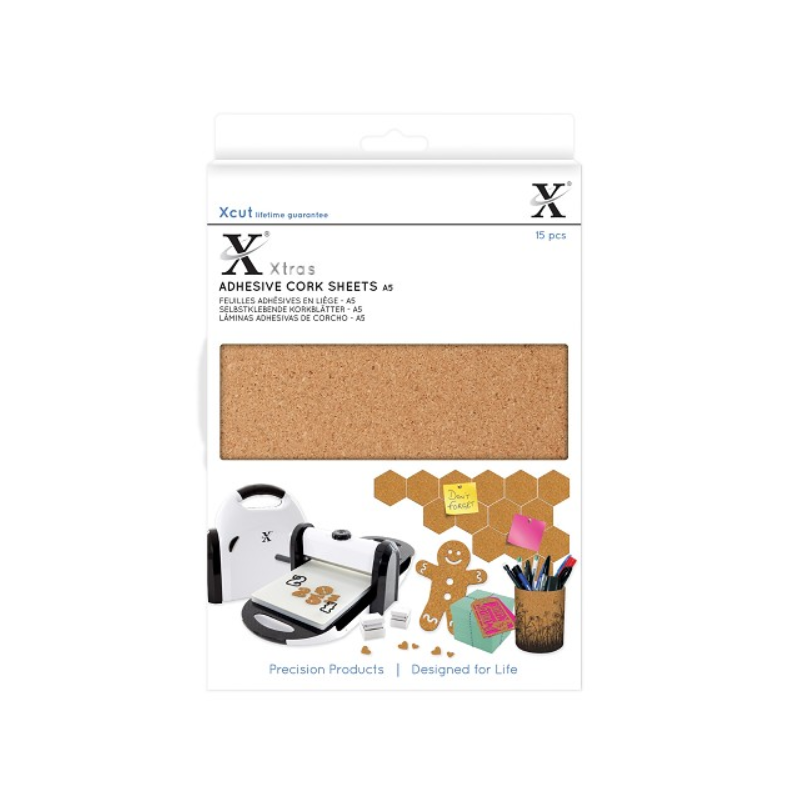 Xcut Xtras' A5 Adhesive Cork Sheets (15pcs)