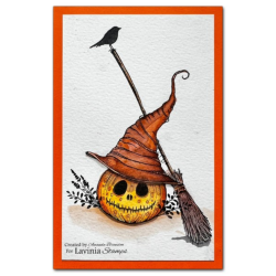 Lavinia stamp Playful Pumpkin