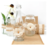 Vaessen Creative • Assortiment Jute ribbon/Lace Naturel/Ivory 3pcs 1m