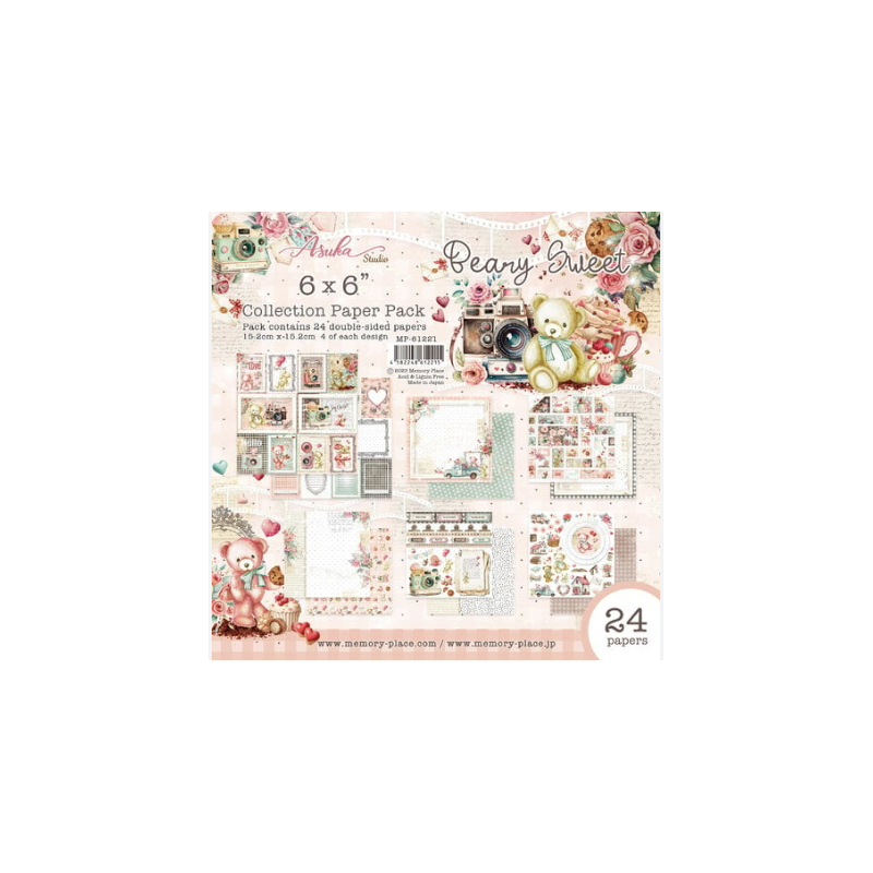Memory Place Memory Place Beary Sweet 6x6 Inch Paper Pack (MP-61221)