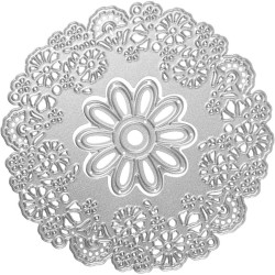 Tools Skärschablon Die Cut, dia. 10,5 cm, blomma (Doile)