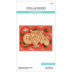 Spellbinders - Etched Dies - Stitched Diamond Argyle