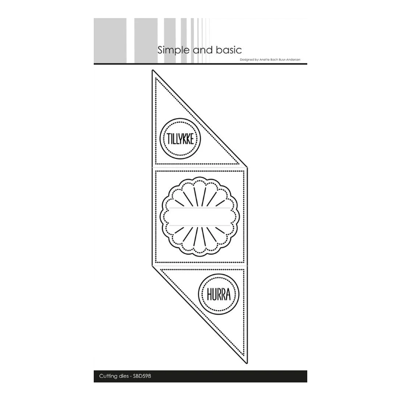 Simple and Basic die "Pinwheel envelope" SBD598