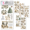 Ciao Bella Art Stickers Winter Season transparent adhesive sheets 5/Pkg