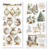 Ciao Bella Art Stickers Winter Season transparent adhesive sheets 5/Pkg