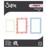 Sizzix • Thinlits Die Set 9pcs Fun Borders by Letters by Shells 666969