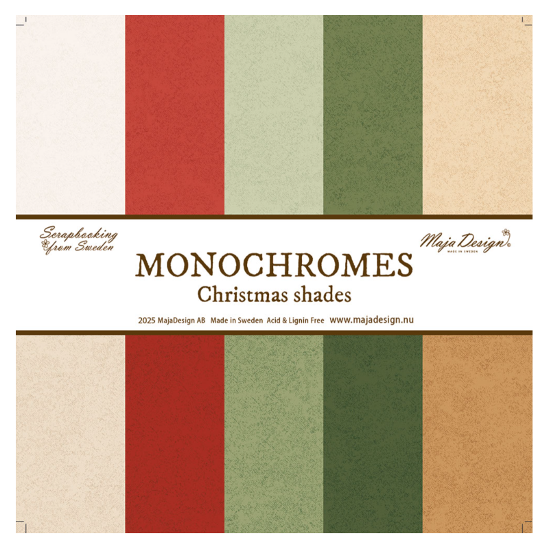 Maja Design Monochromes -5st Christmas shades - till Christmas Wish