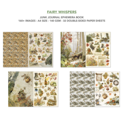 Ciao Bella Fairy Whispers A4 Junk Journal Ephemera Book (32pcs) (CBB019)