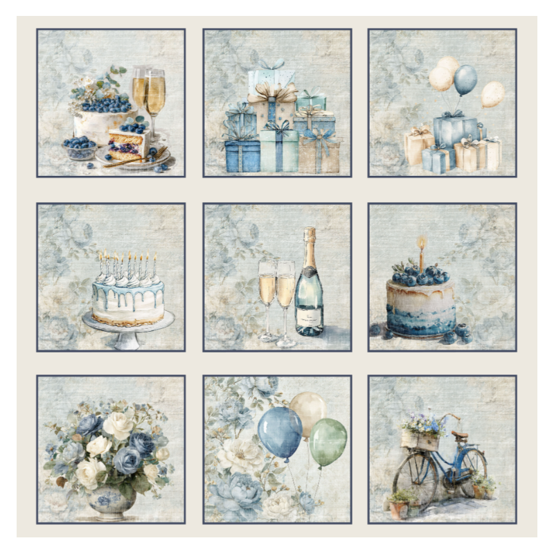 Reprint - Tags Hooray - 12x12 (30,5 x 30,5 cm)