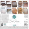 Craft Consortium Essential Craft Papers 12x12 Inch Paper Pad Frosted Wood (CCEPAD036)