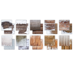 Craft Consortium Essential Craft Papers 12x12 Inch Paper Pad Frosted Wood (CCEPAD036)