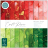 Craft Consortium Essential Craft Papers 6x6 Inch Paper Pad Ink Drops Festive (CCEPAD037B)